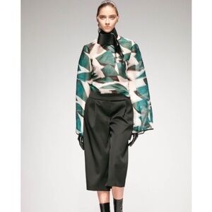 THEO SILK PRINTED BLOUSE